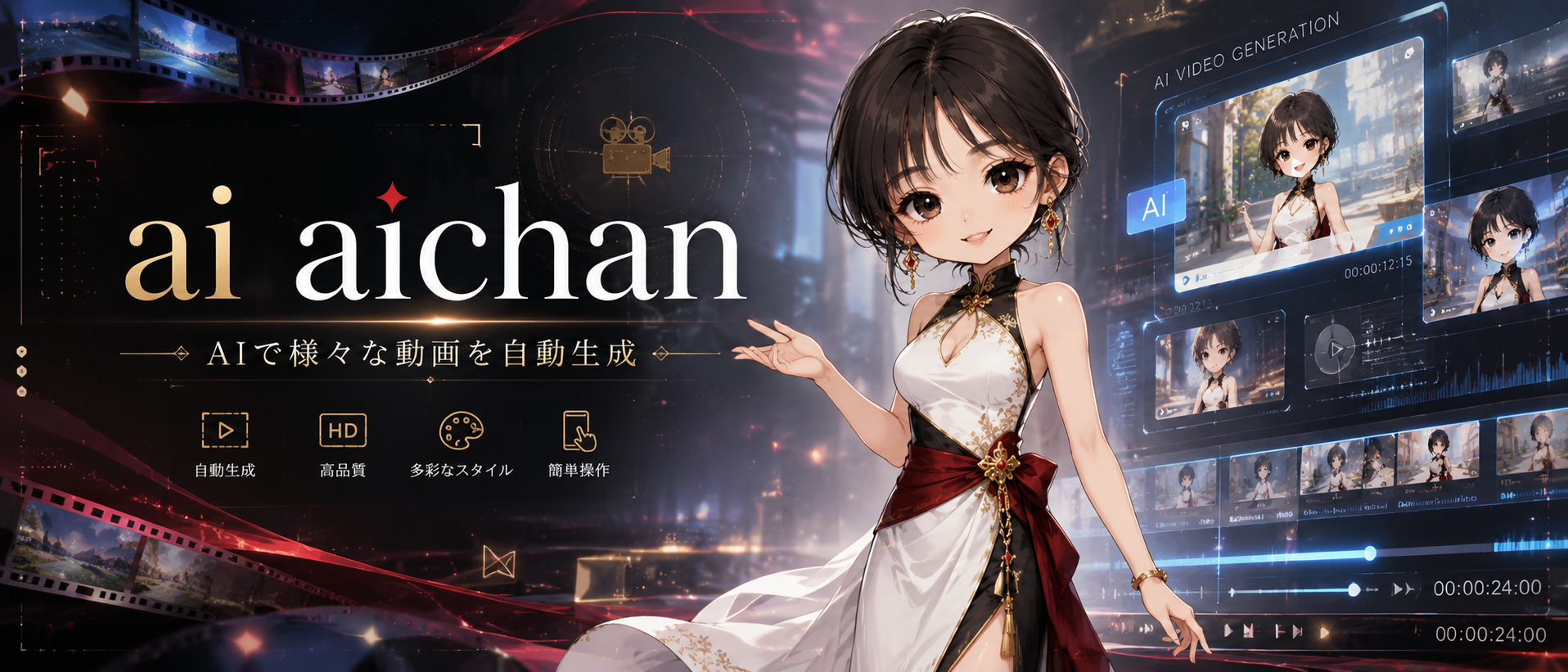 ai aichan — AIで様々な動画を自動生成