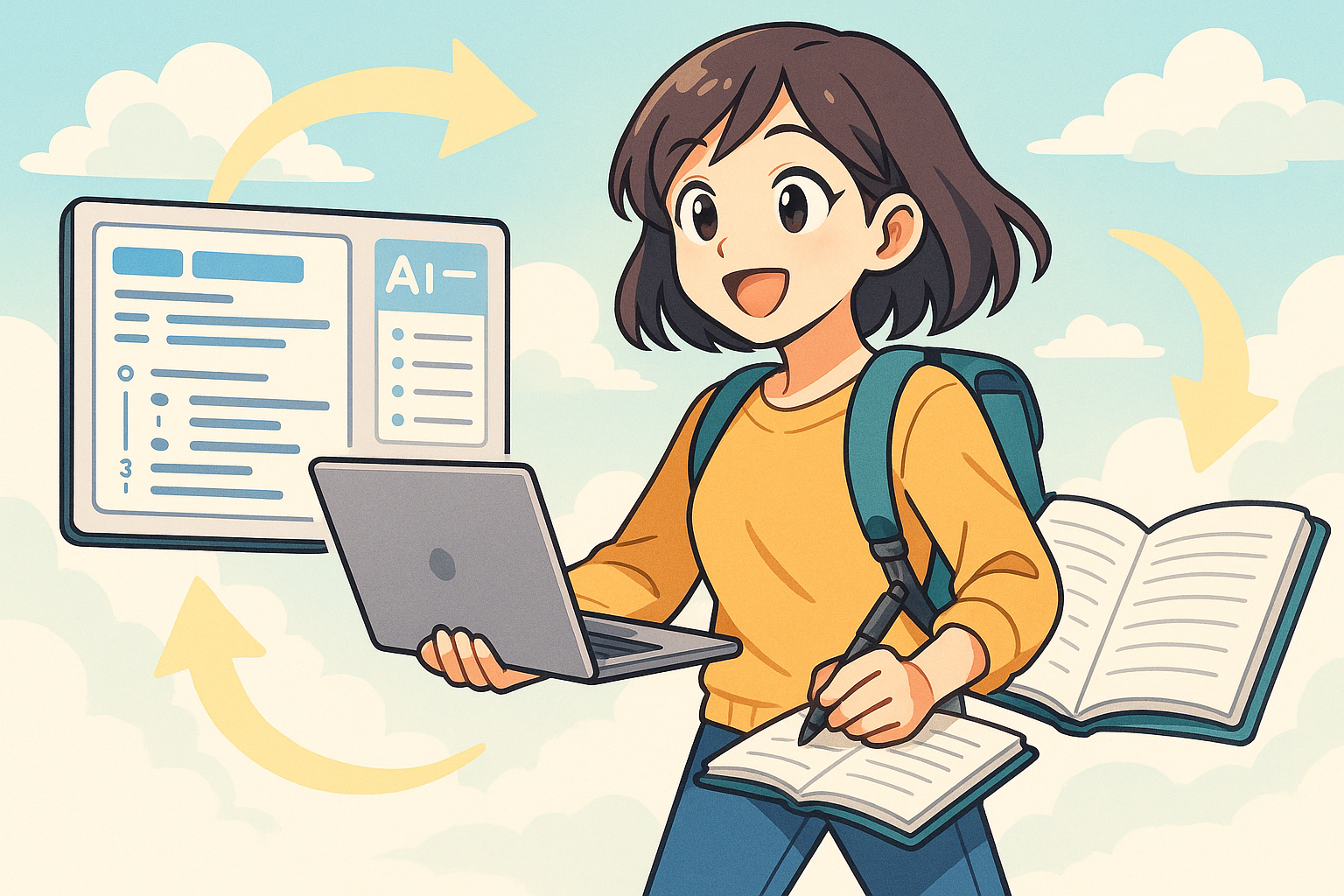 企画から書き出しまで、ひと続きにのイメージ