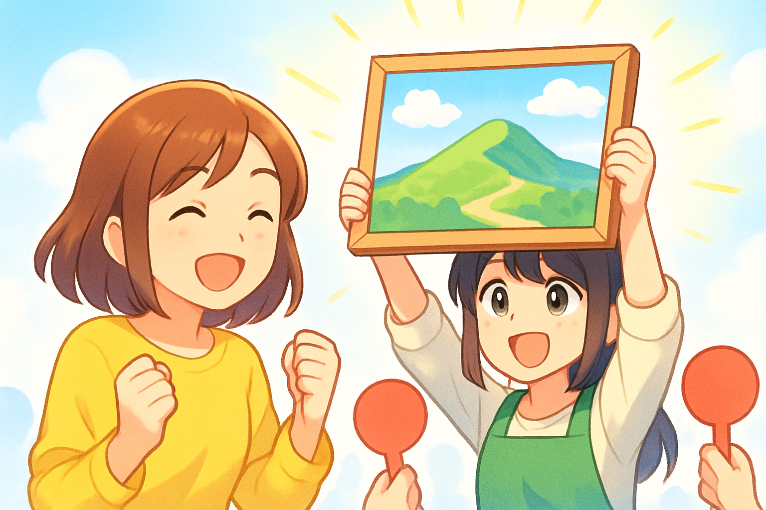 本物の取引ではなく、応援の体験を。のイメージ