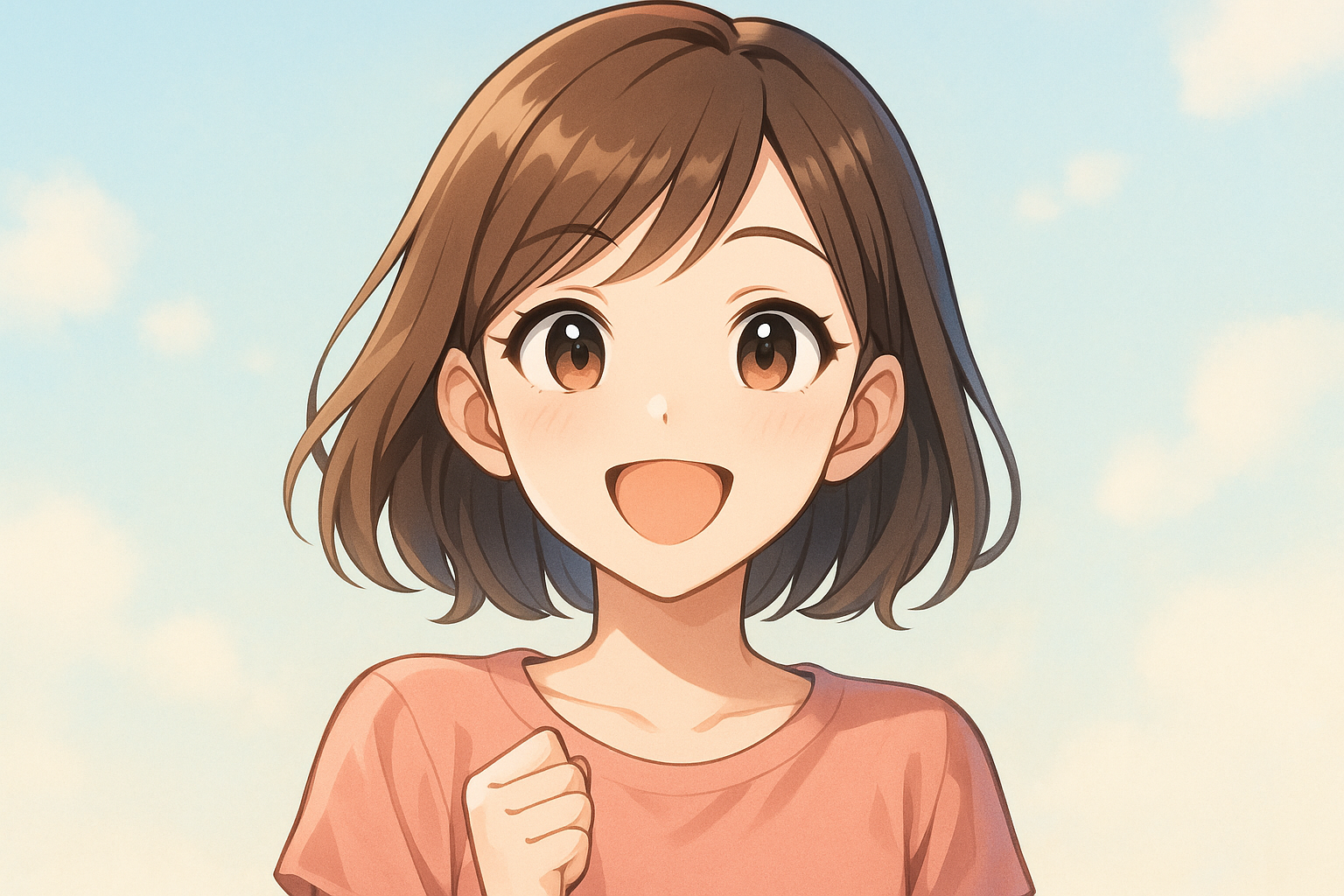 20代女性のお客様の明るい表情のアバター